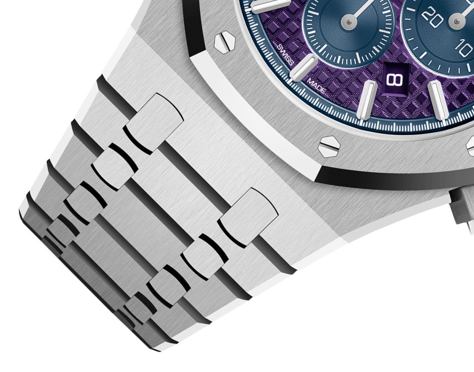 Audemars Piguet ROYAL OAK Plum purple dial CHRONOGRAPH 41mm