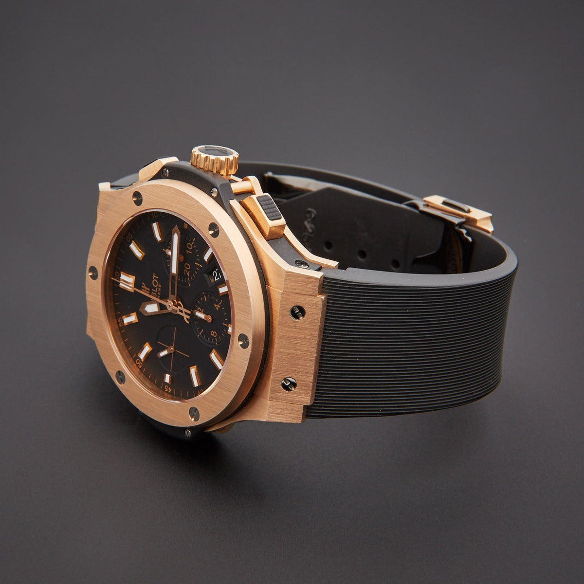 Hublot Big Bang, Gold Chronograph, 18k Roségold, 44 mm