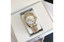 Rolex Datejust 36/28mm RG/SS Jub Sliver/Dia