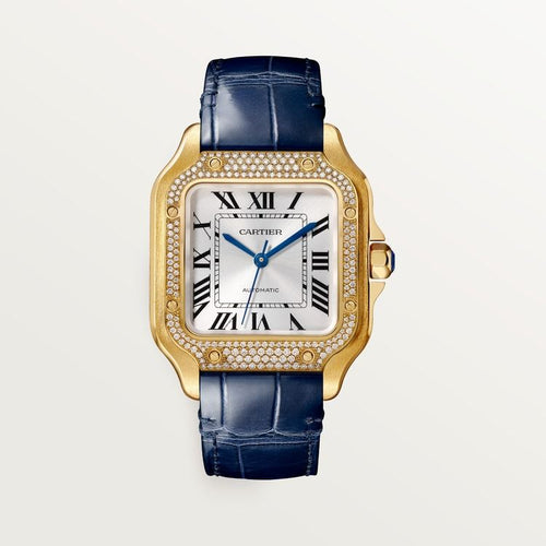 Cartier Santos de Cartier Medium model Sunray-effect dial 35.1 mm