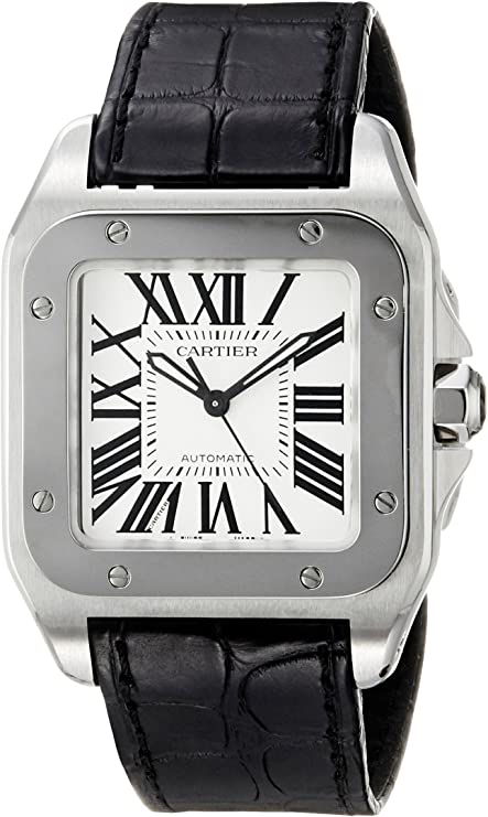 Cartier SANTOS 100 Silver Gray 35.5mm