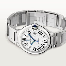 Cartier Ballon Bleu de Cartier Silver guilloché dial 42 mm