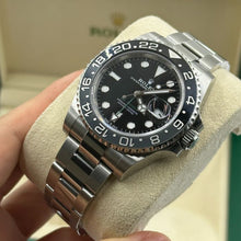 Rolex GMT Master ll Automatic Schwarzes Zifferblatt Edelstahl M126710GRNR-0004