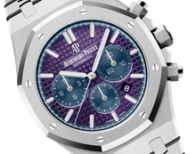Audemars Piguet ROYAL OAK Plum purple dial CHRONOGRAPH 41mm