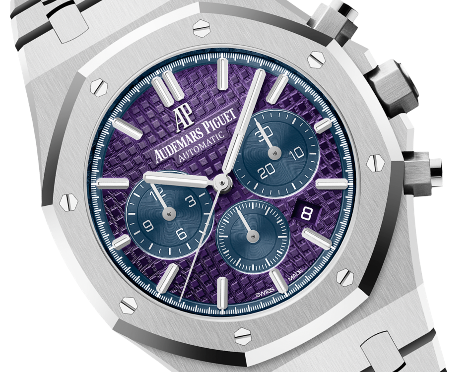 Audemars Piguet ROYAL OAK Plum purple dial CHRONOGRAPH 41mm