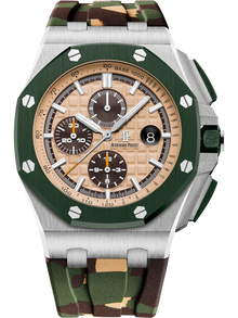 Audemars Piguet OFFSHORE Beige Camouflage Dial CHRONOGRAPH 44mm