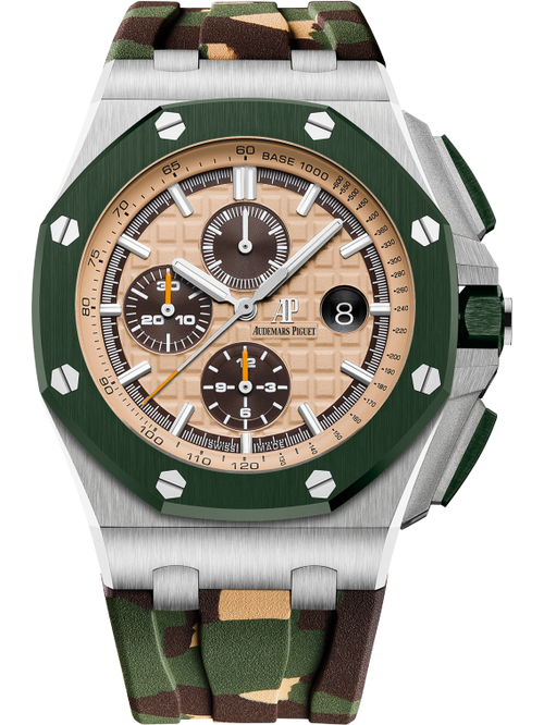 Audemars Piguet OFFSHORE Beige Camouflage Dial CHRONOGRAPH 44mm