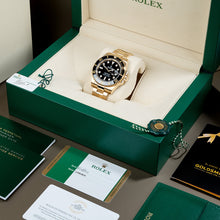Rolex Perpetual Submariner Date 41mm Schwarzes Zifferblatt Gelbgold
