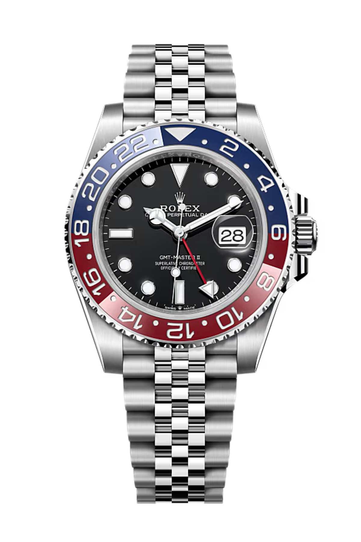 Rolex GMT Master ll Pepsi Bezel Jubilee Bracelet M126710BLRO-0001