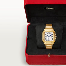 Cartier Santos de Cartier Medium model Silvered opaline dial 35.1 mm