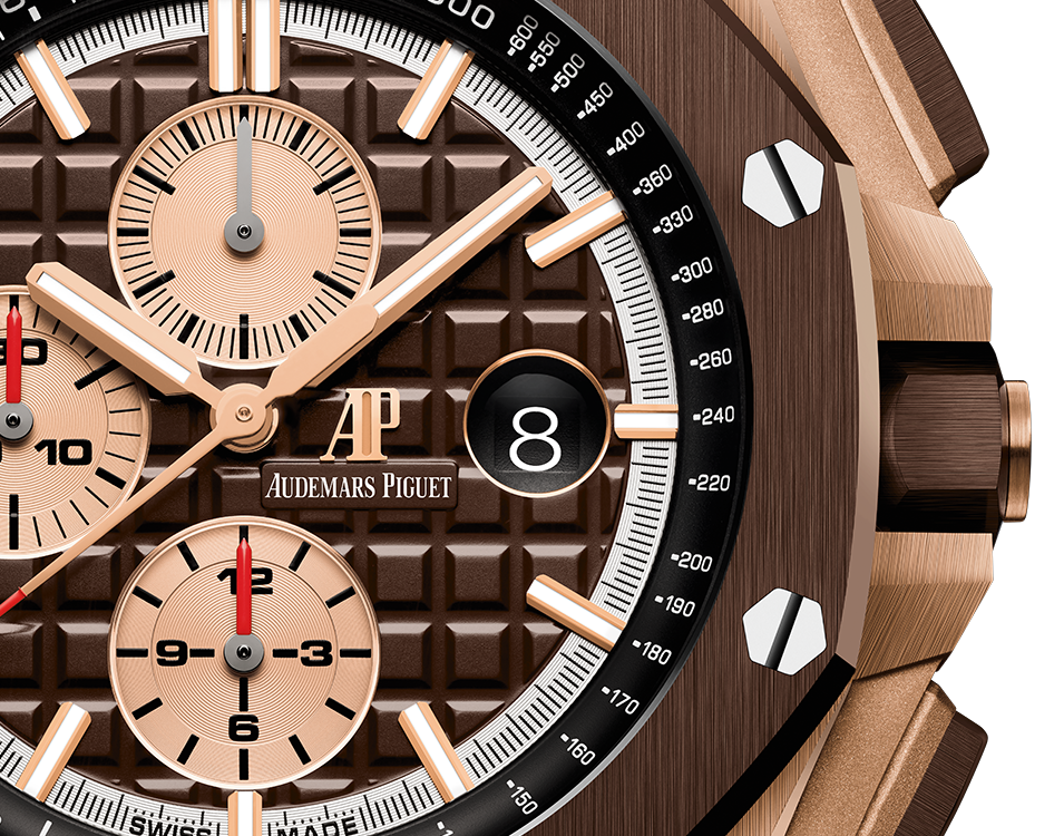Audemars Piguet OFFSHORE Pink Gold Brown Camouflage Dial CHRONOGRAPH 44mm