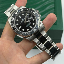 Rolex GMT Master ll Automatic Schwarzes Zifferblatt Edelstahl M126710GRNR-0004