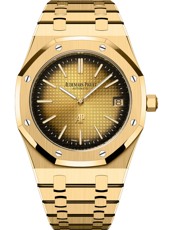 Audemars Piguet ROYAL OAK JUMBO Smoked Gelbgold-Toned Dial 39mm