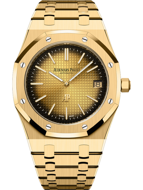 Audemars Piguet ROYAL OAK JUMBO Smoked Gelbgold-Toned Dial 39mm