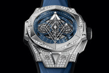Hublot Big Bang SANG BLEU II Titan BLUE PAVÉ