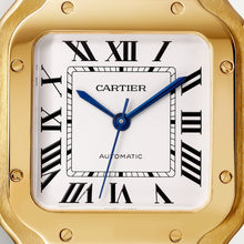 Cartier Santos de Cartier Medium model Silvered opaline dial 35.1 mm