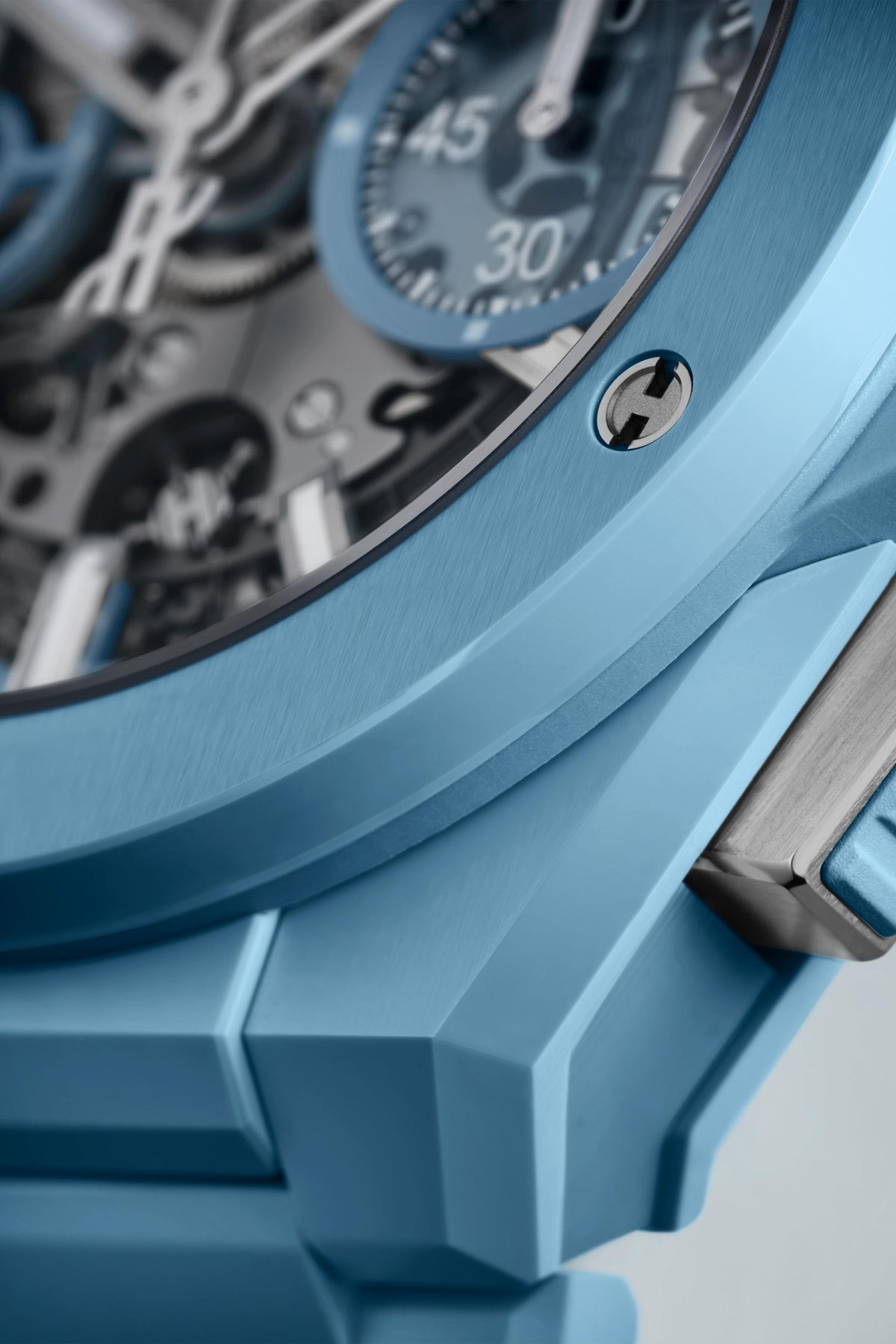 Hublot Big Bang INTEGRATED SKY BLUE Keramik