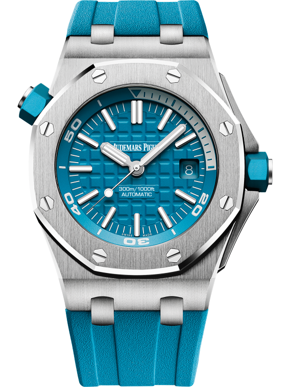 Audemars Piguet OFFSHORE DIVER Turquoise Blaues Zifferblatt 42mm