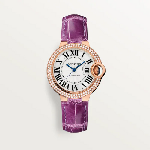 Cartier BALLON BLEU Diamanten Gelbgold 33mm