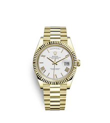 Rolex Day-Date 40 White/18 carat Gelbgold Ø40 mm