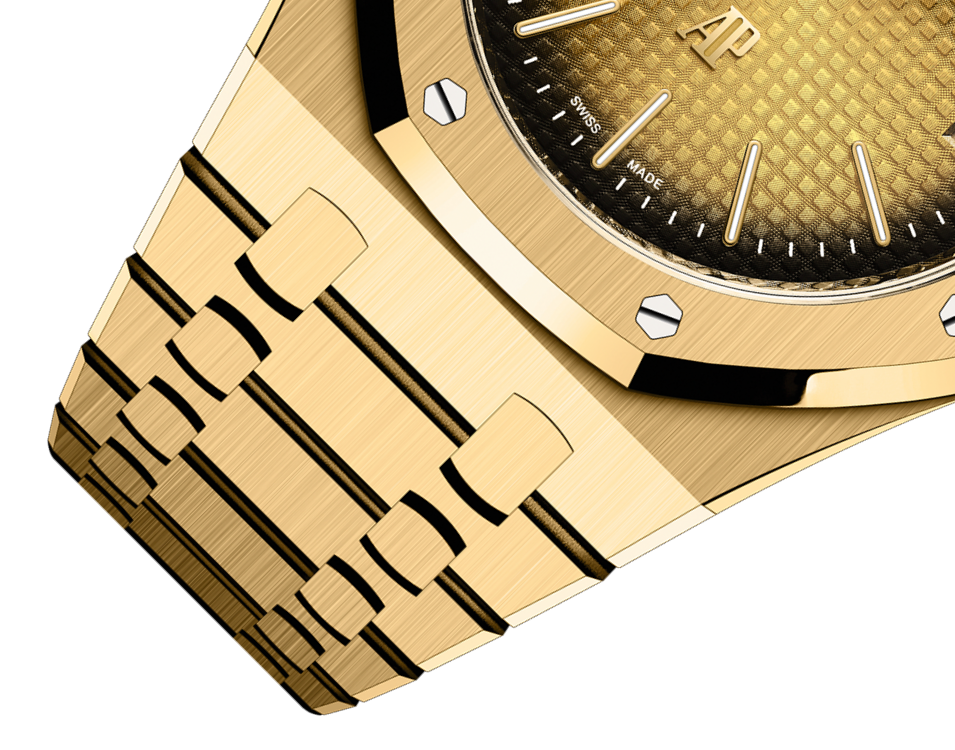 Audemars Piguet ROYAL OAK JUMBO Smoked Gelbgold-Toned Dial 39mm