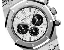 Audemars Piguet ROYAL OAK PANDA Weißes Zifferblatt CHRONOGRAPH 41mm