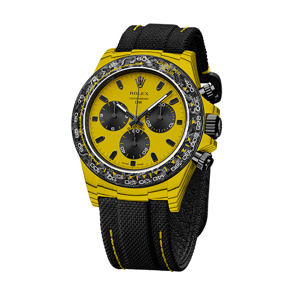 Rolex Daytona Dew Collection CarboQuartz Bumblebee Premium Super Carbon Fiber Customized Edition Cos