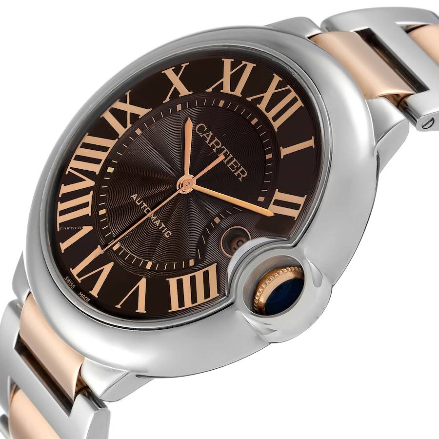 Cartier BALLON BLEU Roségold Mix Chocolate 42mm