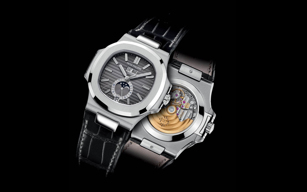 Patek Philippe Nautilus Annual Calendar, Moon Phases , Edelstahl, 40,5 mm