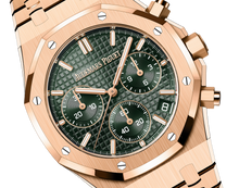 Audemars Piguet ROYAL OAK Pink Gold Khaki Grünes Zifferblatt CHRONOGRAPH 41mm