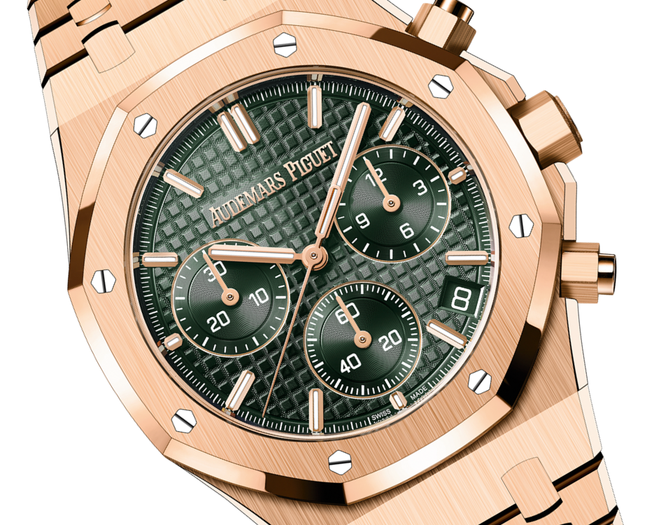 Audemars Piguet ROYAL OAK Pink Gold Khaki Grünes Zifferblatt CHRONOGRAPH 41mm