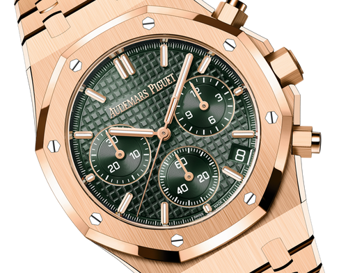 Audemars Piguet ROYAL OAK Pink Gold Khaki Grünes Zifferblatt CHRONOGRAPH 41mm