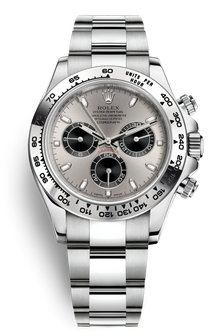 Rolex Daytona Edelstahl Dial with Black Subdials 40mm