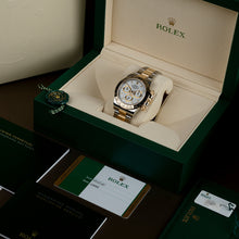 Rolex Daytona Edelstahl & Gold Weißes Zifferblatt