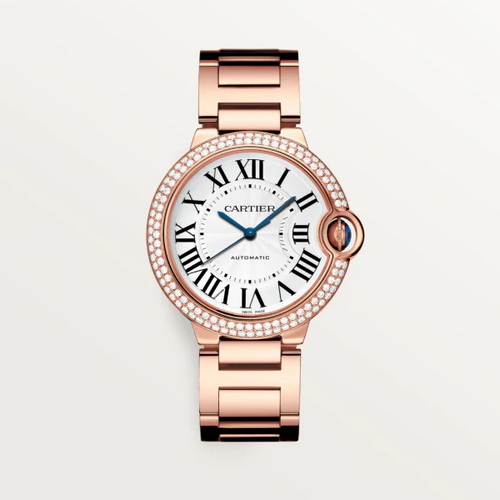 Cartier BALLON BLEU Diamanten Roségold 36mm
