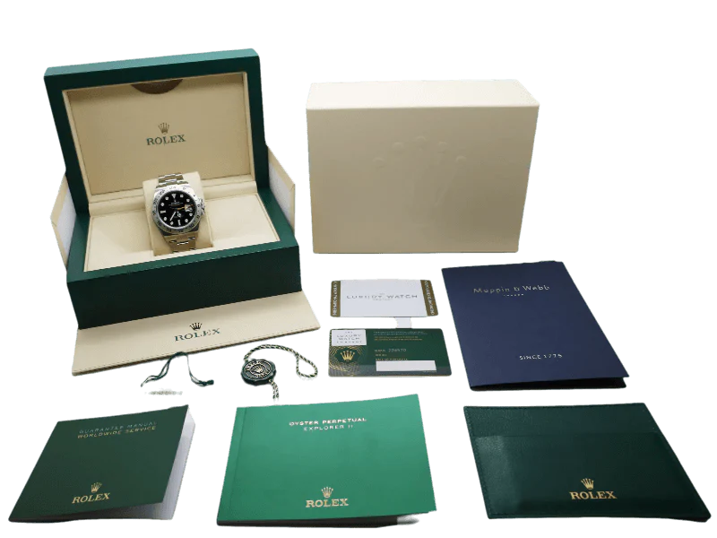 Rolex Explorer II 42mm Schwarzes Zifferblatt