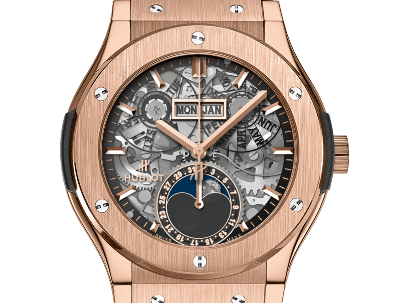 Hublot Classic Fusion Aerofusion Moonphase King Gold 42mm