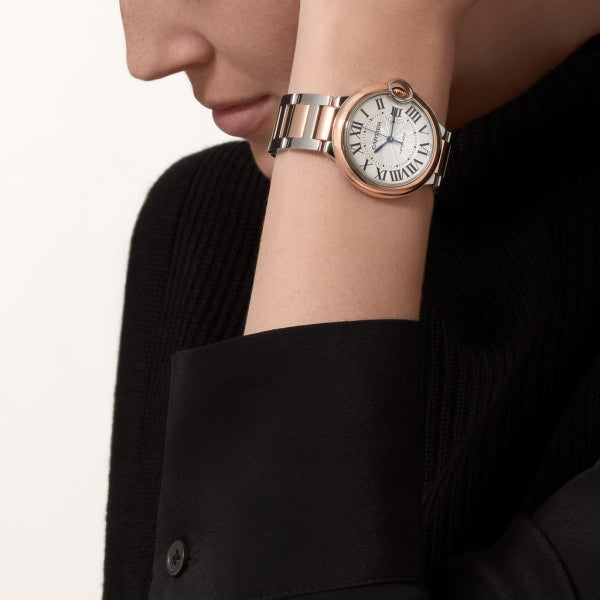 Cartier BALLON BLEU Roségold Mix 36mm