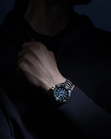 Omega Seamaster Planet Ocean 6000M 45.5 mm, O‑MEGASTEEL on O‑MEGASTEEL