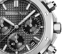 Audemars Piguet ROYAL OAK Schwarzes Zifferblatt CHRONOGRAPH 41mm