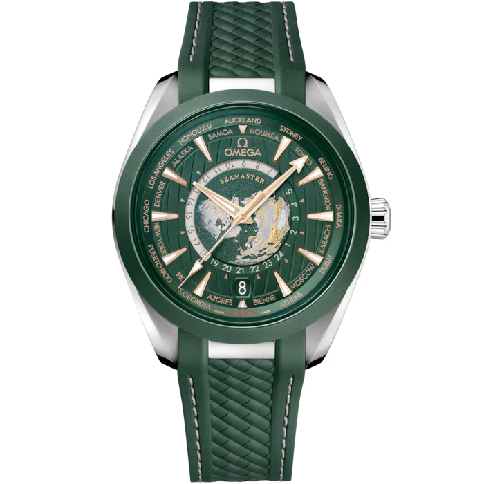 Omega Seamaster Aqua Terra 150m Co‑axial Master Chrono GMT 43