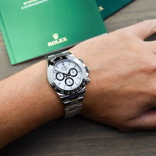 Rolex Daytona PANDA Weißes Zifferblatt 40mm -0001