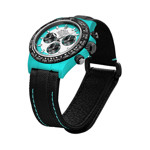Rolex Daytona Dew Collection CarboQuartz Celeste Invert Premium Super Carbon Fiber Customized Edition Cos