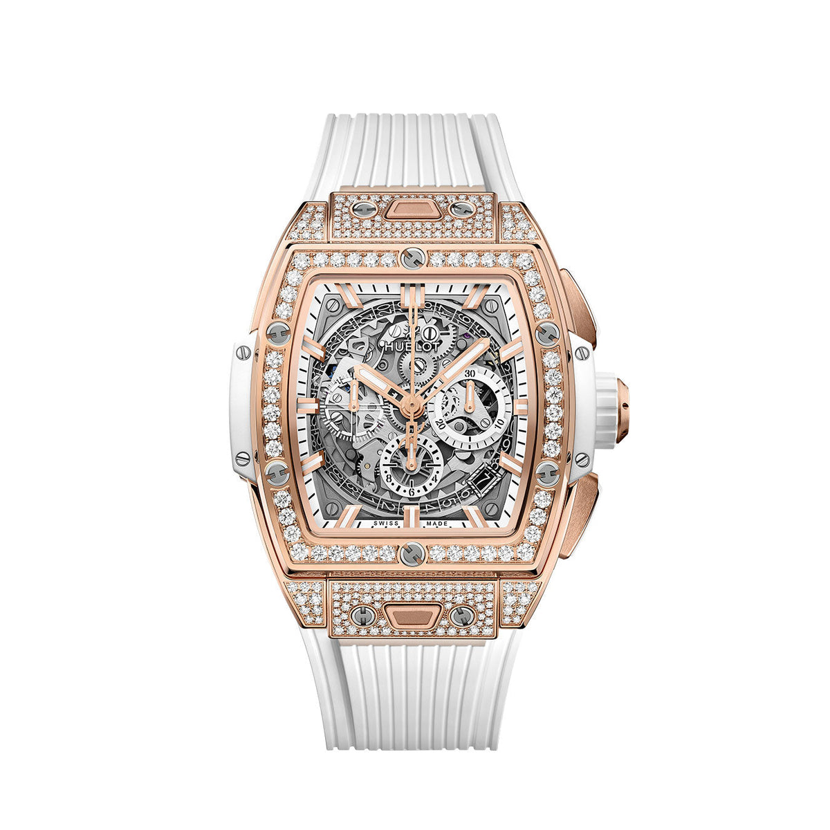 Hublot Spirit of Big Bang KING GOLD WHITE PAVÉ