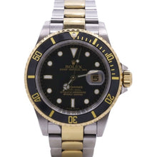 Rolex Submariner Date, 40mm, 18k Gelbgold and Edelstahl, Schwarzes Zifferblatt