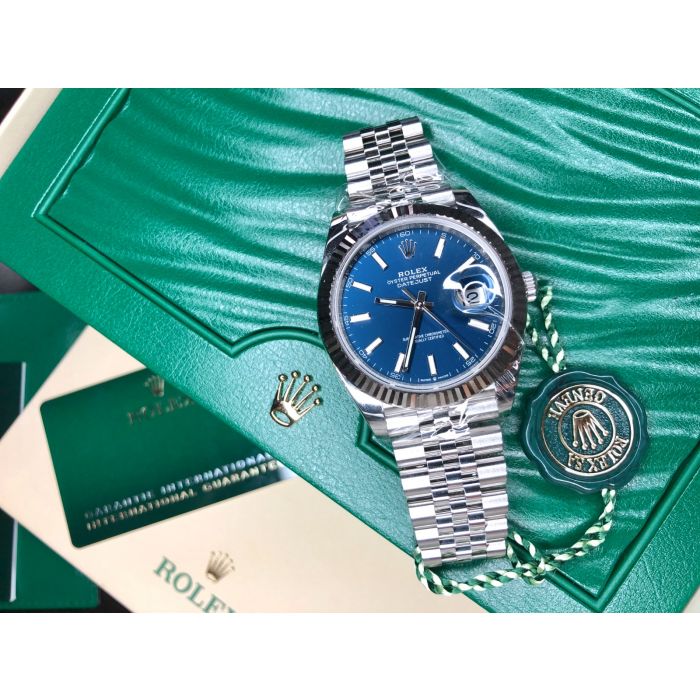 Rolex Datejust 41 Blaues Zifferblatt -0002