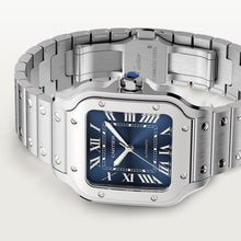 Cartier Santos de Cartier Medium model Graduated Blaues Zifferblatt 35.1 mm