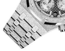 Audemars Piguet ROYAL OAK FROSTED GOLD CHRONOGRAPH Schwarzes Zifferblatt 41mm