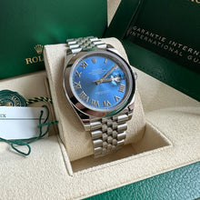 Rolex Datejust 41 Edelstahl Blue Roman Dial Jubilee Bracelet