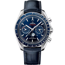 Omega Speedmaster MoonPhase 44.25 mm Edelstahl and Lederarmband